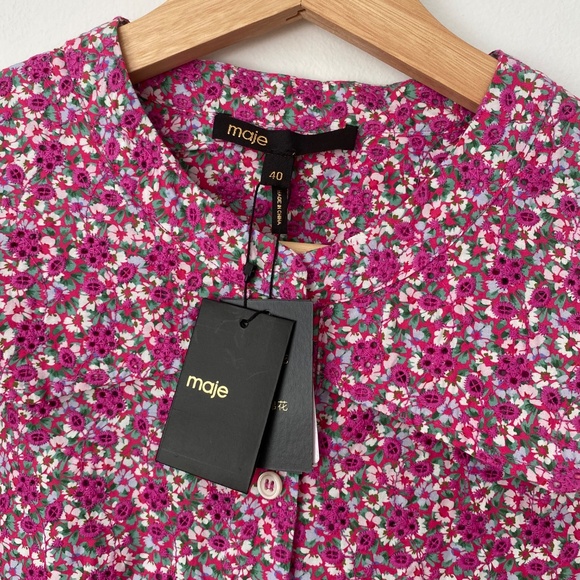 Maje Pyad floral jumpsuit - Picture 7 of 9